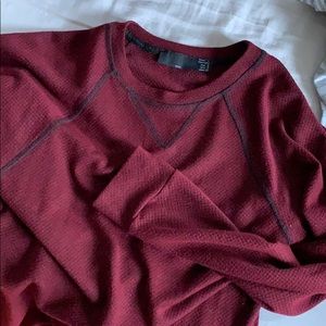 Zara Knit Burgundy Sweater Dress in Small Like New